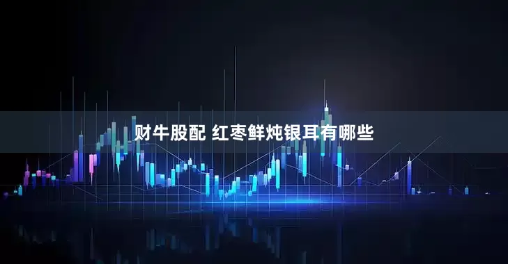 财牛股配 红枣鲜炖银耳有哪些