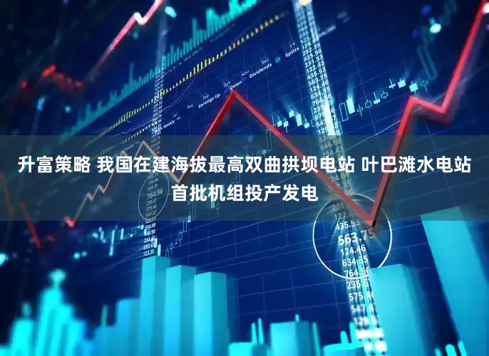 升富策略 我国在建海拔最高双曲拱坝电站 叶巴滩水电站首批机组投产发电